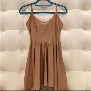 American Apparel nude figure skater dress